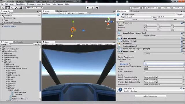 Space Combat Kit Quick Start Tutorial 06 Radar смотреть онлайн
