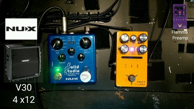 Nux solid studio Vs Flamma Cab Fs07 | IR loader pedal shootout | Cabinet simulator смотреть онлайн