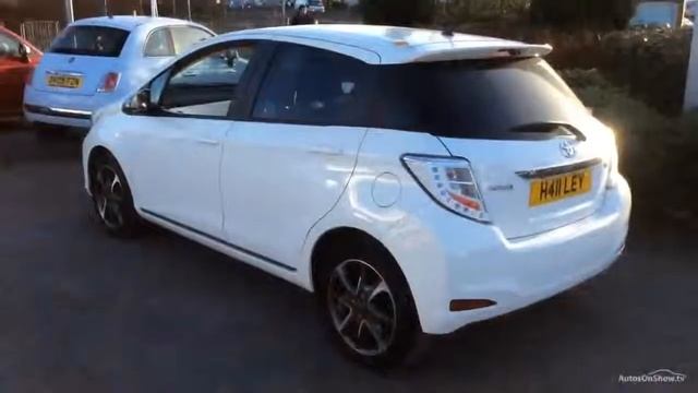 TOYOTA YARIS VVT-I TREND WHITE 2014 смотреть онлайн