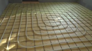 как сделать / залить стяжку под водяной теплый пол, стяжка по маякам