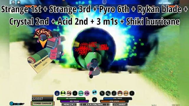 Strange 450k Dmg Combo