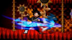 Sark (sonic.exe) Vs Goku black Sprites animation #sprites #shorts