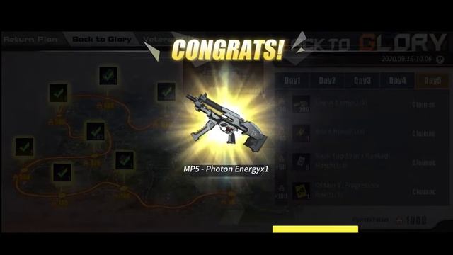 ROS MP5 Photon Energy (Back to Glory Veteran Plan) смотреть онлайн