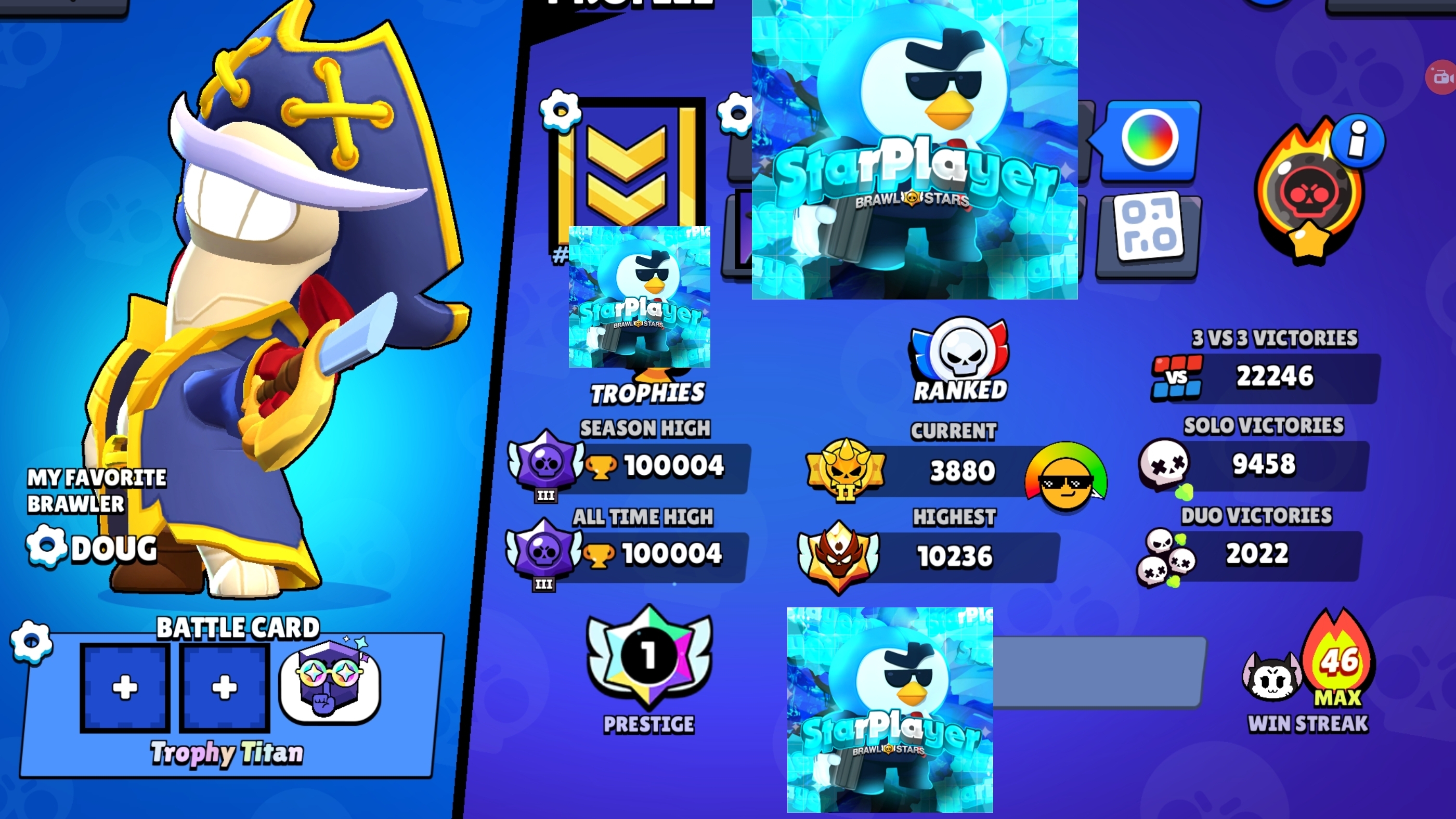 Аккаунт со 100000🏆| Brawl Stars
