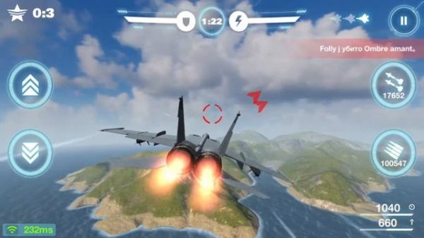 Ace Force Joint Combat - как вовремя уходить от ракет