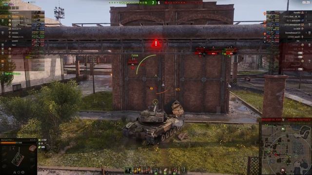 World Of Tanks Bat.-Chatillion25t Воин Мастер Девушка-танкист смотреть онлайн