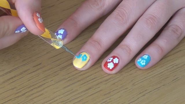 DAISY NAIL ART - NAIL ART IDEAS!!!| TamiGlamiMumi смотреть онлайн
