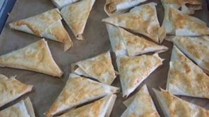 Треугольники с начинкой . Маринкины творинки