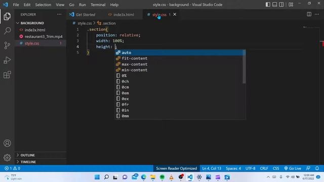 create a website with video background HTML & CSS смотреть онлайн