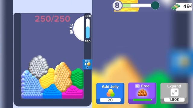 MERGE THE JELLY - Jelly 2048 (Infinity Colorful ASMR Merge Gamesplay) Part 01 смотреть онлайн