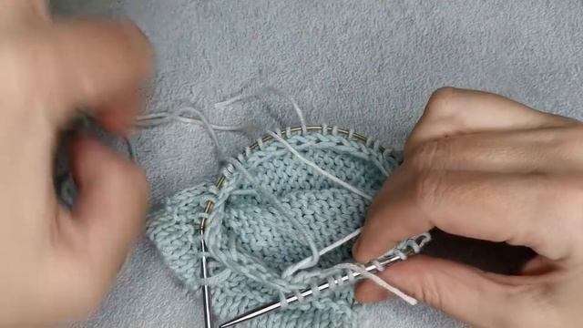 Поднятие петель из подбородка, замыкание в круг смотреть онлайн