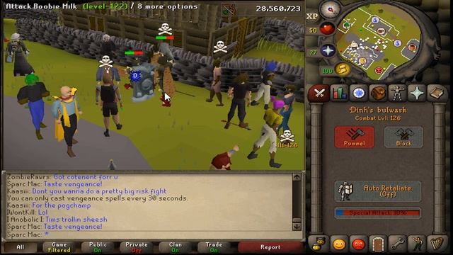 Runescape Sparc Mac's Dinh's Bulwark Pking.. HUNKER DOWN & TANK! смотреть онлайн