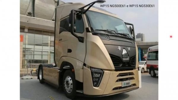 Sinotruk Huanghe X7 a gás - Motor 15 litros