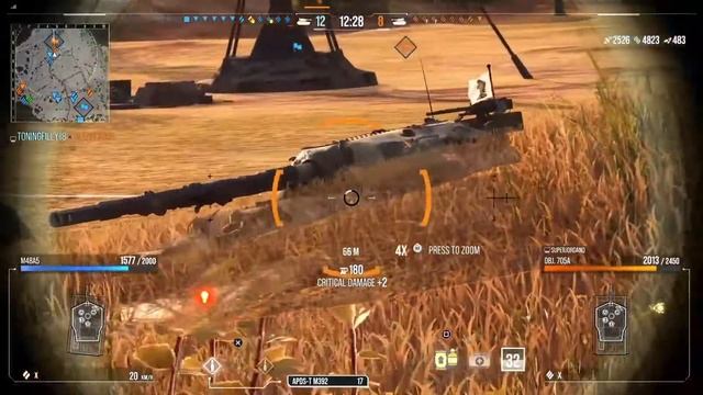 M48A5 Patton / World Of Tanks / Playstation 5 / XBox / 1080p / Wot Console