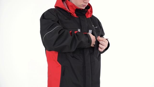 Куртка мембранная DragonFly Quad PRO black-red 2023 смотреть онлайн