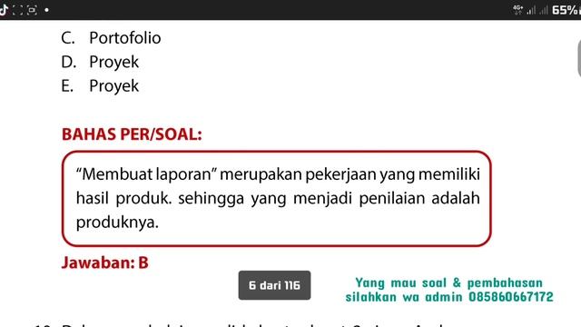 SOAL PRETEST PPG DALAM JABATAN GURU KEMENAG 2024 смотреть онлайн