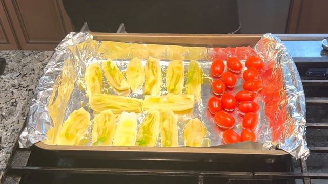 Fennel Root and Cherry Tomato's oven roasted. смотреть онлайн