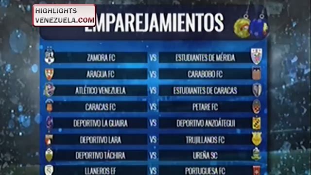 Highlights - Sorteo del Torneo APERTURA 2016 del FutVe