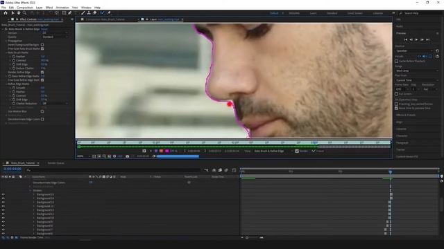 Roto Brush 2 and Refine Edge in After Effects 2022 | FULL Tutorial смотреть онлайн
