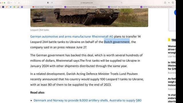 That's how it works. Rheinmetall to DONATE 14 Leopard Tanks to Ukraine ON BEHALF of the Netherlands смотреть онлайн