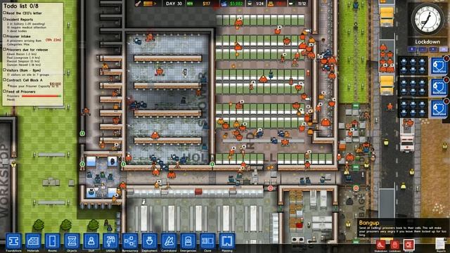 Prison Architect - S3 E16 - Beginning of the End - Gameplay & Commentary смотреть онлайн