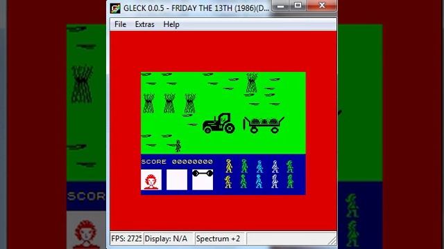 Friday The 13th - ZX Spectrum - emulador GLECK 0.0.5 - probado en Windows 7 x64 смотреть онлайн