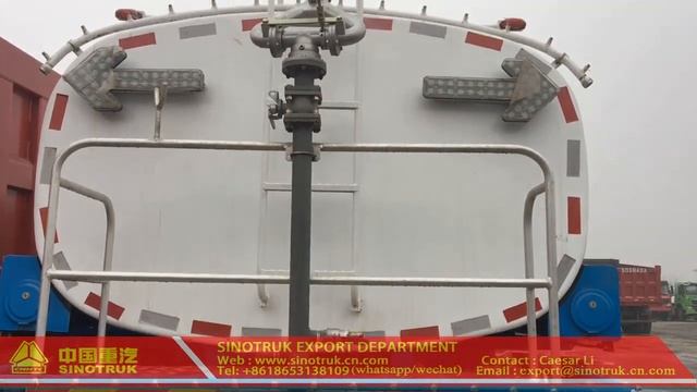 SINOTRUK HOHAN water tank truck，Water tank truck for sale смотреть онлайн