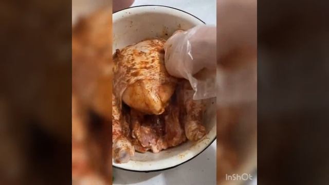 Цыплёнок табака с картофелем смотреть онлайн