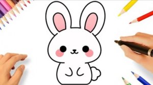 КАК ЛЕГКО НАРИСОВАТЬ КАВАИЙНОГО КРОЛИКА 🐰