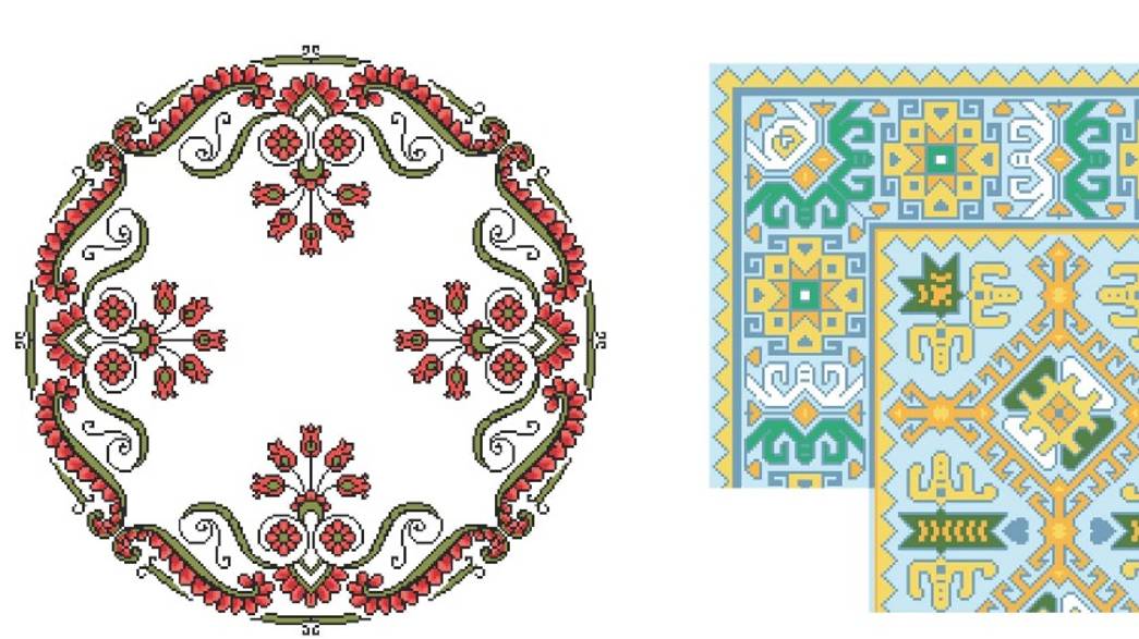 Art Nouveau. Рукоделие, вышивка, вязание. Подборка №103. СТАРИННЫЕ СХЕМЫ. смотреть онлайн