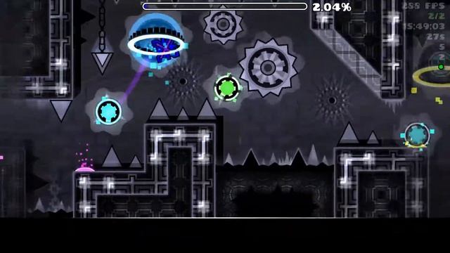 Two Beginner Nine Circles Extremes (Cat Planet & Poltergeist Reborn) | Geometry Dash смотреть онлайн