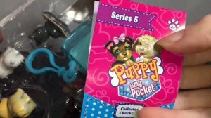 Puppy in My Pocket Series 5 Pack and mini 3 pack Toy Opening