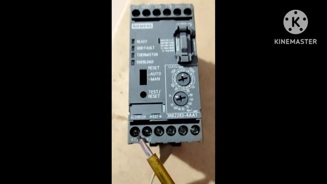 Motor Protection Relay settings/Siemens SIRUS relay setting смотреть онлайн