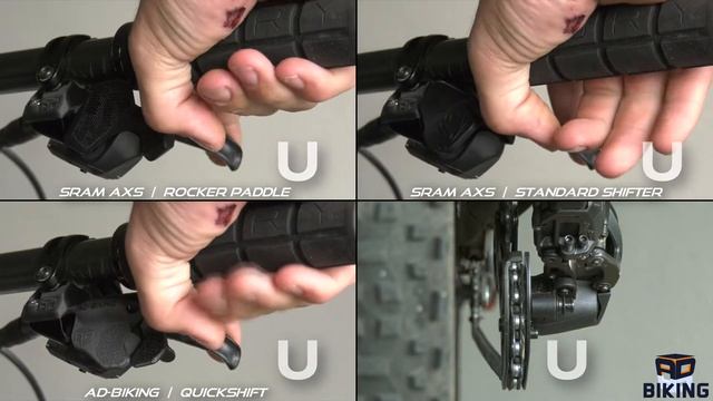 AXS Shifter Upgrade (QUICKSHIFT) Compared to the Standard Sram Paddle and Rocker Paddle смотреть онлайн