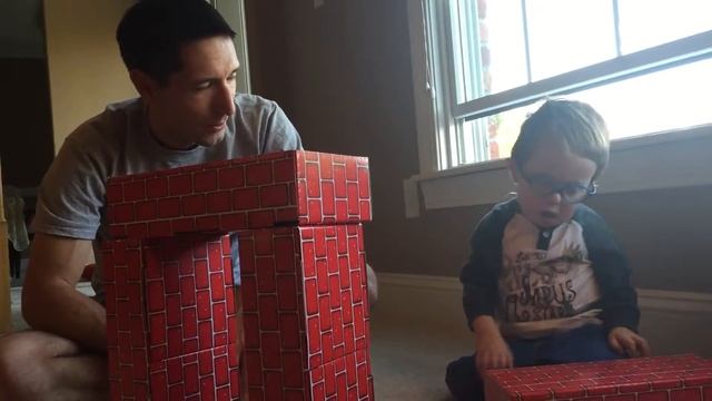 Max and Daddy play with blocks смотреть онлайн