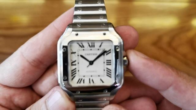 [Rất Đẹp] Cartier Santos De Cartier Medium WSSA0010 | ICS Authentic 0982298881