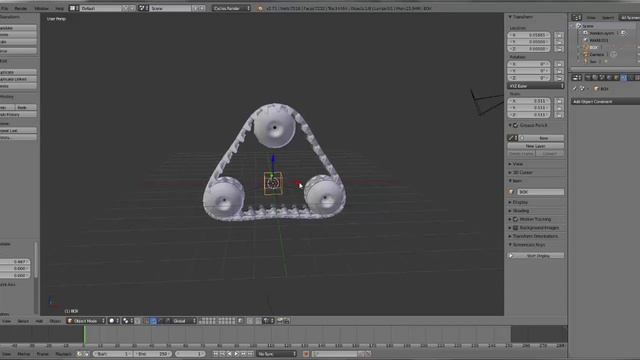 Blender:Using Drivers to control tank tracks смотреть онлайн