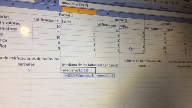 tutorial excel (moda mediana, minimo y maximo). смотреть онлайн
