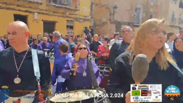 ROMPIDA DE LA HORA llegada a la plaza de la iglesia. ( Alcora 29/03/2024) смотреть онлайн