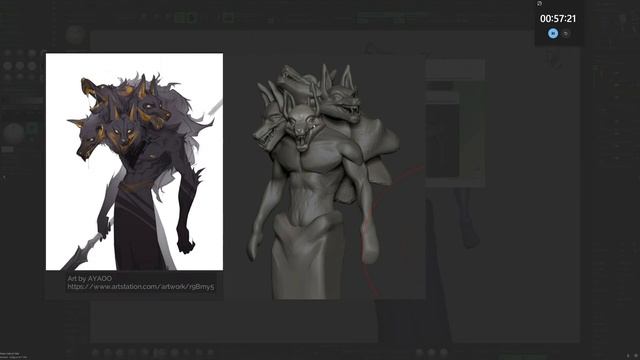 Прытко Скульпт. Пятничные 3д наброски №8 / Friday 3d Sketch смотреть онлайн