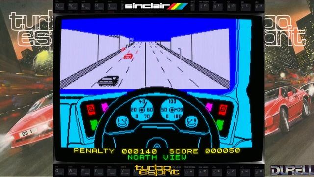 Turbo Esprit ZX Spectrum Gameplay