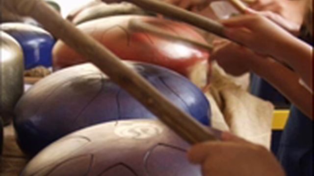 Steel tongue drum - AM Drum - Blues scale (E) - hank tank handpan hang percussion смотреть онлайн