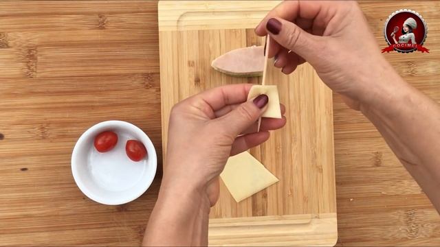Канапе "Парусник" ⛵ Вкусно и просто смотреть онлайн