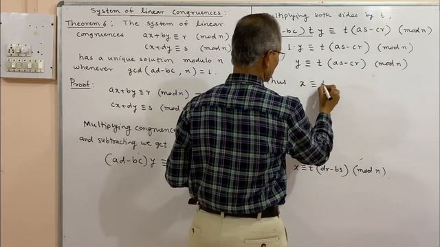 Number Theory : System of linear congruences. lect. 10 смотреть онлайн