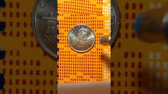 Elizabeth 2008-2010 figure skating Canada 25 cent coin смотреть онлайн