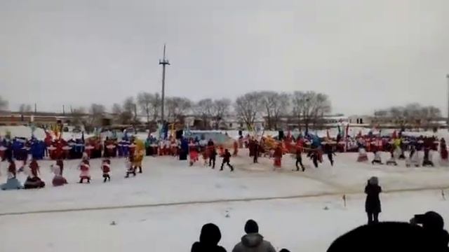 Открытие районной спартакиады "Праздник Севера Ачаир-2019". Блины смотреть онлайн
