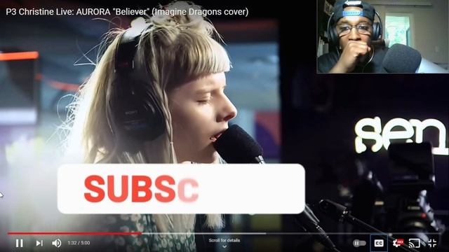 Aurora - Believer (Imagine Dragons Cover) #Reaction смотреть онлайн