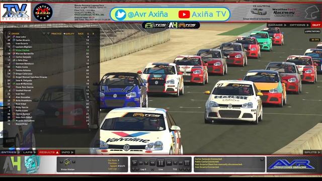 IRACING Cto. APEX HUNTERS JETTA CUP LAGUNA SECA 2/6 смотреть онлайн