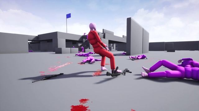 MANTA'S WARBOX NPC Wars - Purple Team Vs Red Team - AI Battles with Active Ragdoll Physics! [Warbox смотреть онлайн