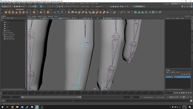Manually orient local rotation axis in Maya смотреть онлайн